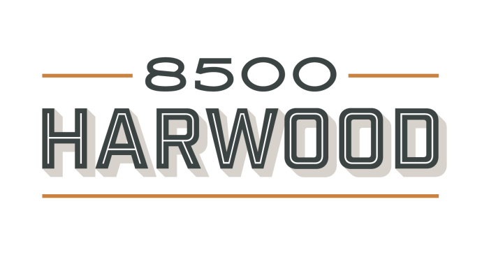 the logo for the 8500 wood at The 8500 Harwood